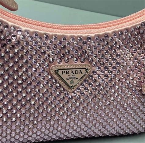 prada swarovski bag pink|prada handbags for women.